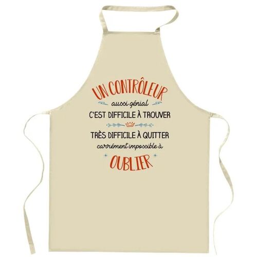 Planetee Tablier De Cuisine Un Contrôleur Aussi Génial | Cadeau Original Humour Pour Cuisinier Vêtement Blouse De Protection