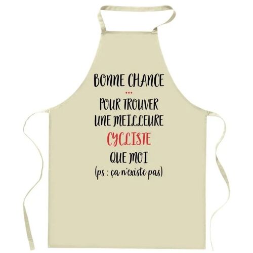 Planetee Tablier De Cuisine Cycliste Ça N'existe Pas | Cadeau Original Humour Pour Cuisinière Vêtement Blouse De Protection Barbecue
