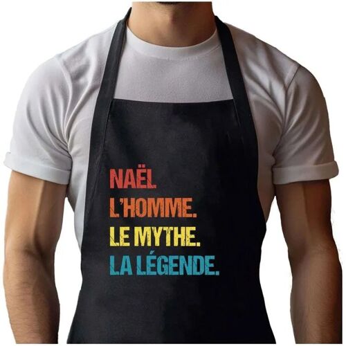 Planetee Tablier Noir Nahël Mythe Légende Vintage| Vêtement Blouse De Protection Pour Cuisine Barbecue, Jardinage, Tâches Ménagères