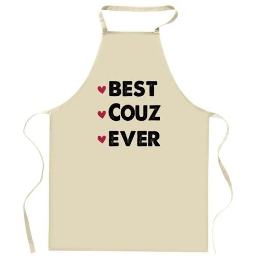 Planetee Tablier De Cuisine Cherie Best Ever | Cadeau Original Humour Pour Cuisinière Vêtement Blouse De Protection Barbecue
