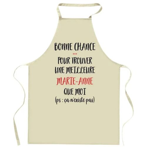 Planetee Tablier De Cuisine Marie-Anne Ça N'existe Pas | Cadeau Original Humour Pour Cuisinière Vêtement Blouse De Protection