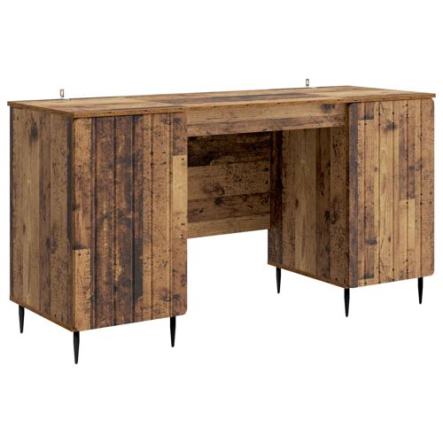 vidaXL Bureau Bois ancien 142,5 x 50 x 75 cm Bois d'ingénierie
