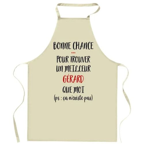 Planetee Tablier De Cuisine Gérard Ca N'existe Pas | Cadeau Original Humour Pour Cuisinier Et Cuisinière Vêtement Blouse