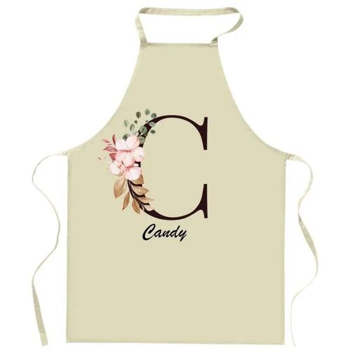 Planetee Tablier De Cuisine Candy Lettre | Cadeau Femme Pour Cuisinière Vêtement Blouse De Protection Barbecue Jardinage Tablier