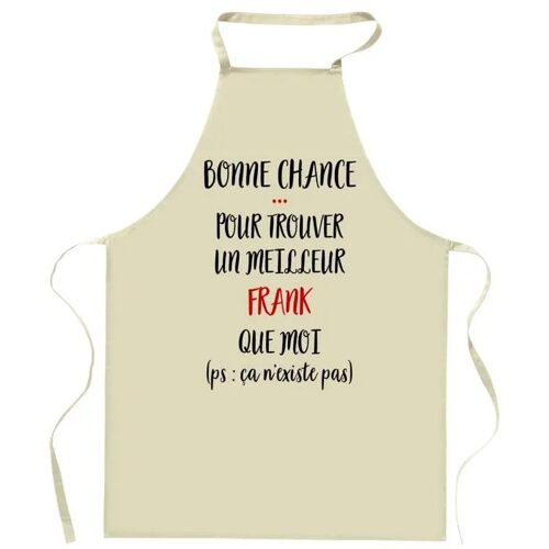 Planetee Tablier De Cuisine Frank Ca N'existe Pas | Cadeau Original Humour Pour Cuisinier Et Cuisinière Vêtement Blouse