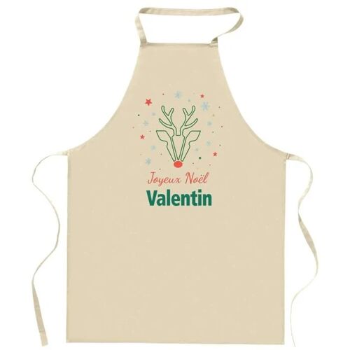Planetee Tablier Joyeux Noël Valentin Cerf - Cadeau Secret Santa Original Pour Cuisinier Vêtement Noël Barbecue Jardinage Et Tâches