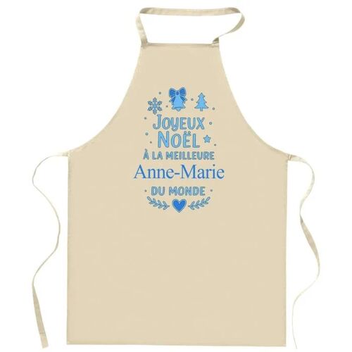 Planetee Tablier Joyeux Noël À La Meilleure Anne-Marie - Cadeau Secret Santa Original Pour Cuisinier Vêtement Noël Barbecue