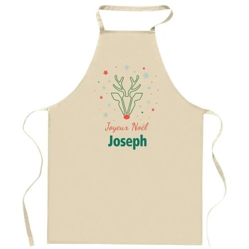 Planetee Tablier Joyeux Noël Joseph Cerf - Cadeau Secret Santa Original Pour Cuisinier Vêtement Noël Barbecue Jardinage Et Tâches