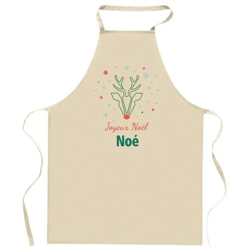 Planetee Tablier Joyeux Noël Noe Cerf - Cadeau Secret Santa Original Pour Cuisinier Vêtement Noël Barbecue Jardinage Et Tâches