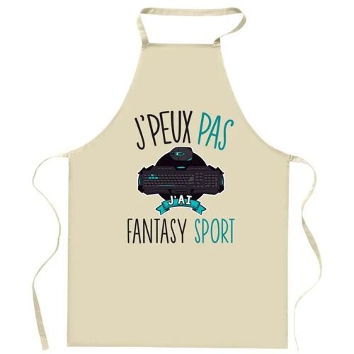 Planetee Tablier De Cuisine Fantasy Sport J'peux Pas | Cadeau Original Pour Passionnés Vêtement Blouse De Protection Barbecue