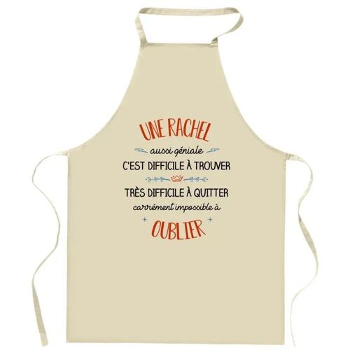 Planetee Tablier De Cuisine Une Rachel Aussi Géniale | Cadeau Original Humour Pour Cuisinière Vêtement Blouse De Protection Barbecue