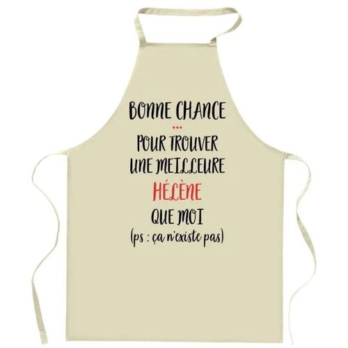 Planetee Tablier De Cuisine Hélène Ça N'existe Pas | Cadeau Original Humour Pour Cuisinière Vêtement Blouse De Protection Barbecue