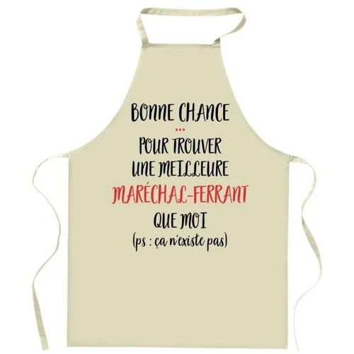 Planetee Tablier De Cuisine Maréchal-Ferrant Ça N'existe Pas | Cadeau Original Humour Pour Cuisinière Vêtement Blouse De Protection