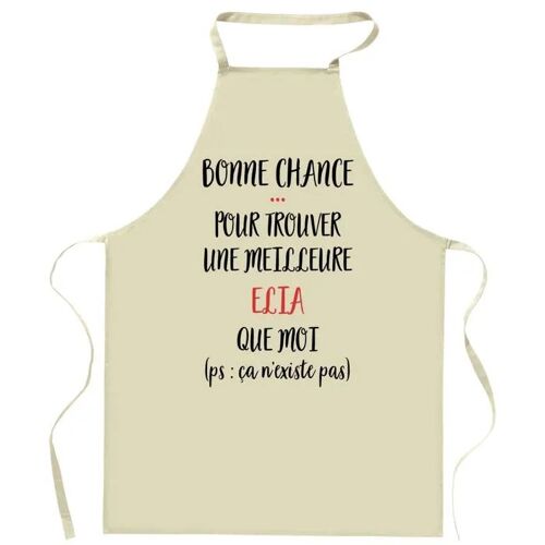 Planetee Tablier De Cuisine Elia Ça N'existe Pas | Cadeau Original Humour Pour Cuisinière Vêtement Blouse De Protection Barbecue