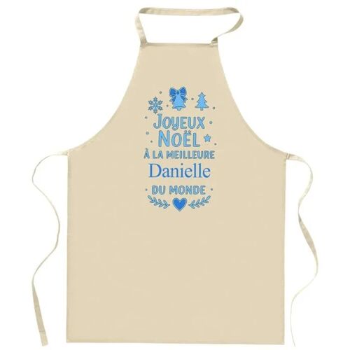 Planetee Tablier Joyeux Noël À La Meilleure Danielle - Cadeau Secret Santa Original Pour Cuisinier Vêtement Noël Barbecue Jardinage