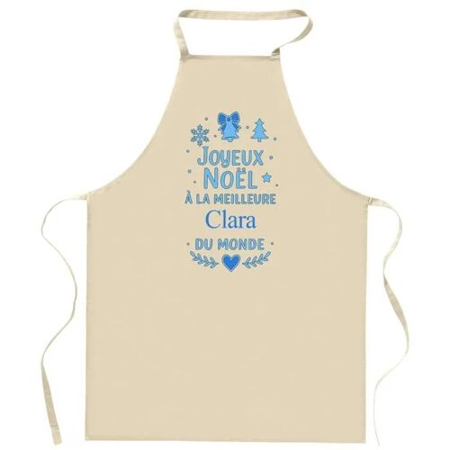 Planetee Tablier Joyeux Noël À La Meilleure Clara - Cadeau Secret Santa Original Pour Cuisinier Vêtement Noël Barbecue Jardinage
