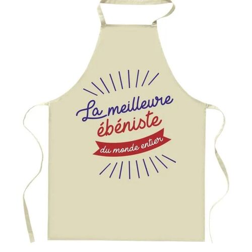 Planetee Tablier De Cuisine Ébéniste Meilleure Du Monde Entier | Cadeau Original Humour Pour Cuisinière Vêtement Blouse