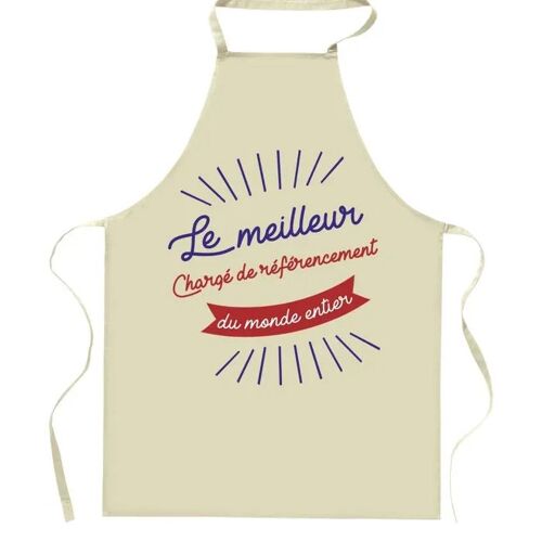 Tablier De Cuisine Chargé De Référencement Meilleur Du Monde Entier | Cadeau Original Humour Pour Cuisinier Vêtement Blouse