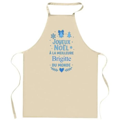 Planetee Tablier Joyeux Noël À La Meilleure Brigitte - Cadeau Secret Santa Original Pour Cuisinier Vêtement Noël Barbecue Jardinage