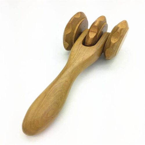 Accessoires Masseur Rouleau De Massage Appareil Pour La Tête Du Visage Madérothérapie Bois