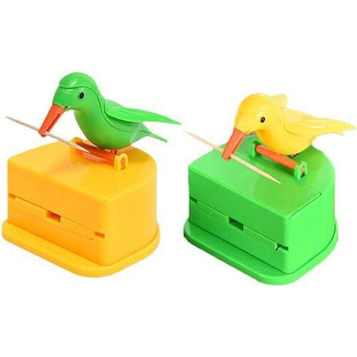2 Distributeurs De Cure-Dents, Boîtes À Cure-Dents Automatiques En Forme D'oiseau, Porte-Cure-Dents De Bureau Adaptés Aux Maisons, Aux Tables À Manger, Aux Rassemblements, Aux Hôtels Et Aux Restaurants