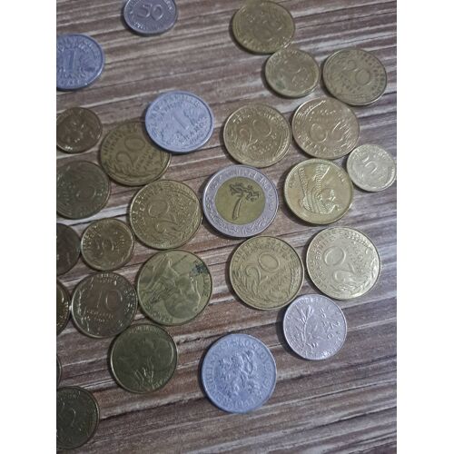 Pieces De Monnie Ancien Franc