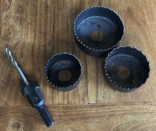 Lot de 3 scies cloches Ø 45, 54 et 64 mm