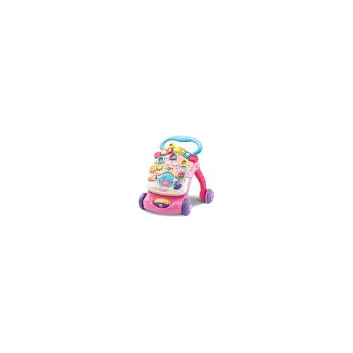 Trotteur Parlant 2 En 1 Vtech - Super Trotteur - Rose Pour Bébé De 9 À 36 Mois
