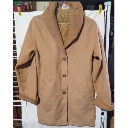Veste Longue - A Capuche - Polaire - Femme - " Damart " - Beige - Taille S
