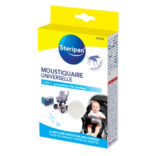 Anti-Moustiques - Moustiquaire Universelle 3 En 1 Poussettes, Lits, Landaus - Steripan 