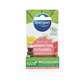 Roll-On Imperfections Cutanée Bio - Steripan - Aux Huiles Essentielles 100% Pures Et Naturelles - 5ml - Lot De 2 