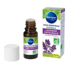 Huile Essentielle De Lavande Officinale Bio - Steripan - Certifiée Agriculture Biologique Par Ecocert - 10 Ml