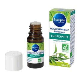 Huile Essentielle D'eucalyptus Bio - Steripan - Certifiée Agriculture Biologique Par Ecocert - 10 Ml 