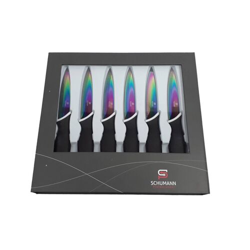 Coffret 6 couteaux steak lames - Ustensile de cuisine (SCO1500804 )