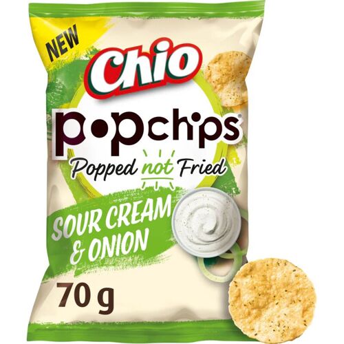 Chio Popchips Crème Ail Et Oignon Snack Croustillant 70g