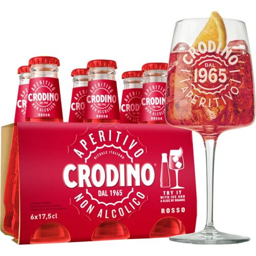 Crodino Rosso Boisson Sans Alcool 6x175ml - 1050ml