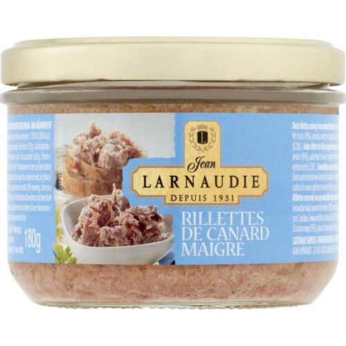 Jean Larnaudie Rillettes De Canard Maigre 180g