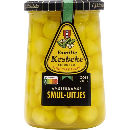 Kesbeke Amsterdamse Smuluitjes Oignons Marinés Traditionnels 580g