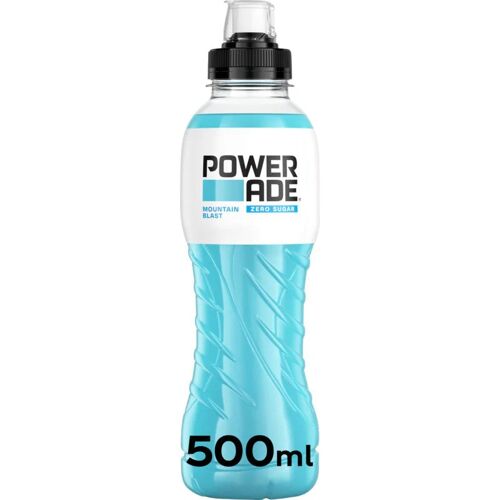 Powerade Mountain Blast Boisson Énergétique Sans Sucre 500 Ml