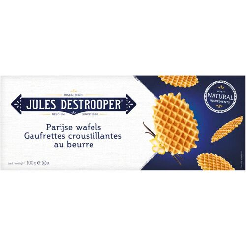 Jules Destrooper Gaufres De Paris Traditionnelles 100g