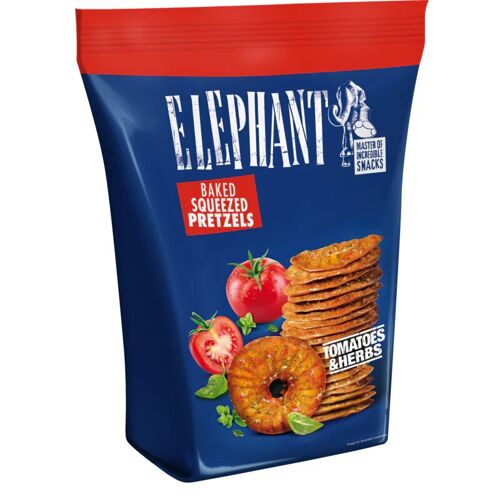 Bretzels Elephant Tomates & Herbes 160g