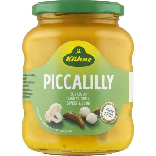 Kuhne Ambachtelijke Piccalilly Zoetzuur Sauce Artisanale Douce-Aigre 360 Ml