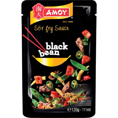 Sauce Pour Sauté Aux Haricots Noirs Amoy 120 Ml