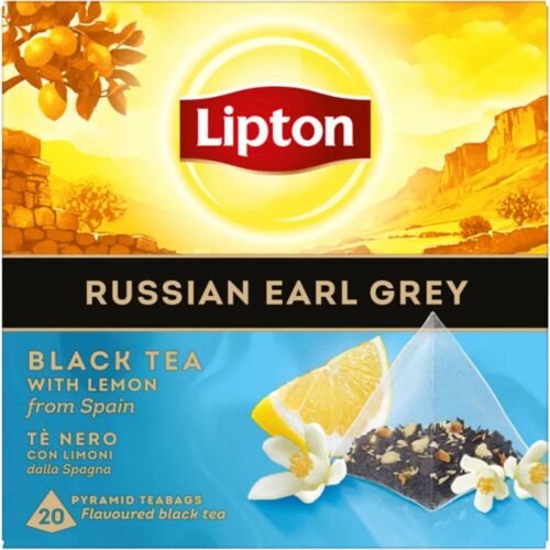 Lipton Thé Noir Russian Earl Grey - 32g