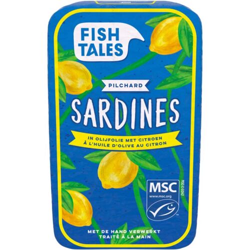 Fish Tales Sardines À L'huile D'olive Et Citron 120g
