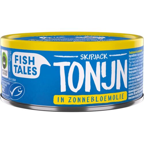 Fish Tales Skipjack Thon À L'huile De Tournesol 160g