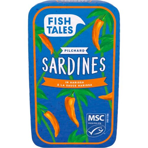 Fish Tales Sardines À La Harissa, 120 G