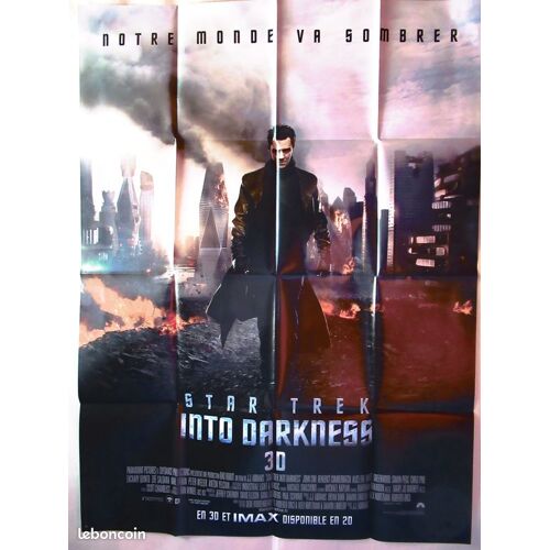 Affiche De Cinéma Star Trek Into Darkness 120x160 Cm