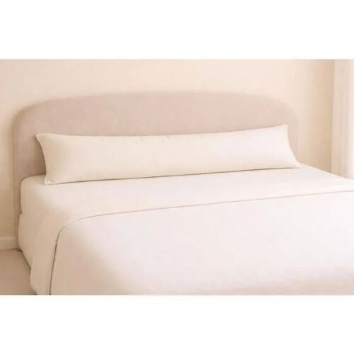 Traversin Plat - Mortreux - Mortreux - Coton Anti-Acariens - 160 Cm - Fibre Creuse Siliconée 750 G/M²