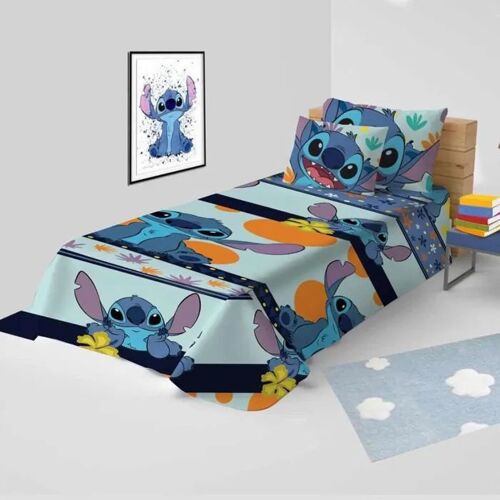 Drap De Lit Simple Disney Stitch